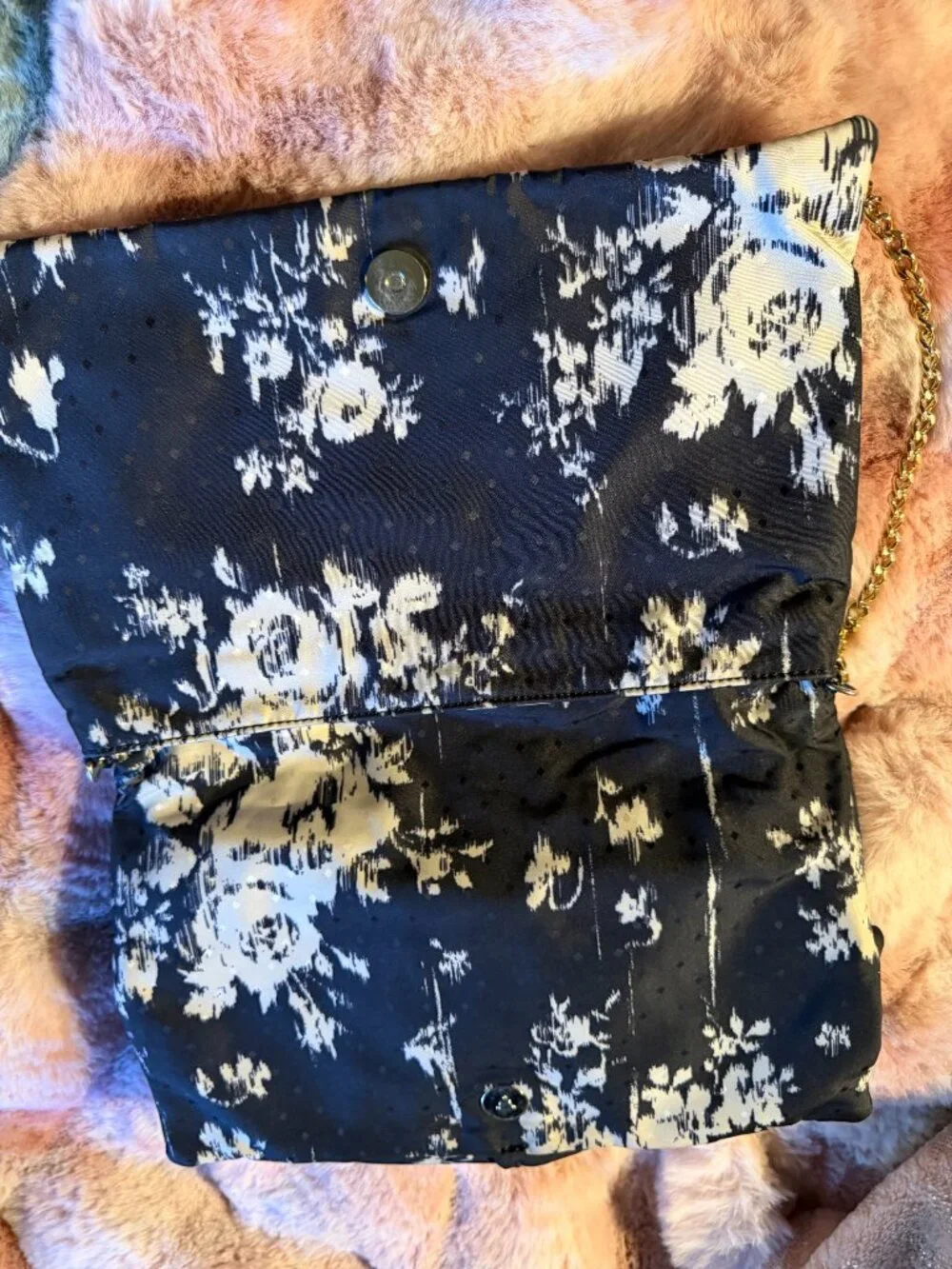 Nylon Floral clutch/shoulderbag Red Valentino